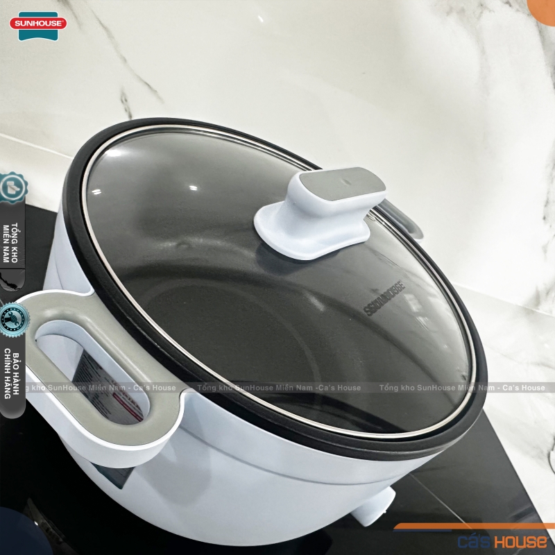 Nồi lẩu điện 3.5L lòng nồi INOX -  Sunhouse SHD4528 - 1200W